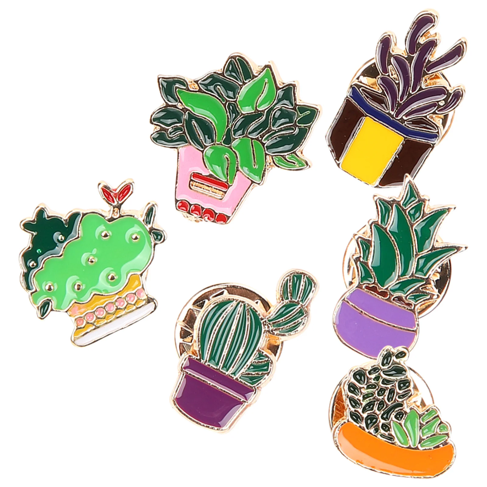6 Pcs Elegant Metal Sweater Shawl Clips Clothing Brooch Pin Flower Decoration Cactus 
6 Pcs Elegant Metal Sweater Shawl Clips Clothing Brooch Pin Flower Decoration Cactus