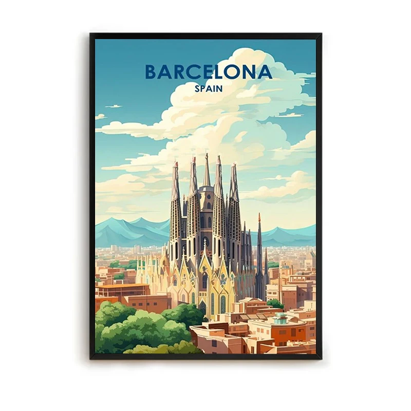 World Travel City Posters Decorative Prints Wall Painting on Canvas Decoration Home Decorations Poster Interior Paintings Anime
World Travel City Posters Decorative Prints Wall Painting on Canvas Decoration Home Decorations Poster Interior Paintings Anime