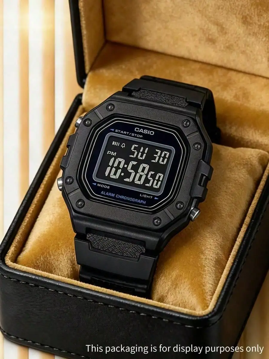 Мужские тактические часы CASIO с подсветкой, хронограф, черный полимерный ремешок, прочные наручные часы для активного отдыха, походов, кемпинга и повседневного использования
Мужские тактические часы CASIO с подсветкой, хронограф, черный полимерный ремешок, прочные наручные часы для активного отдыха, походов, кемпинга и повседневного использования