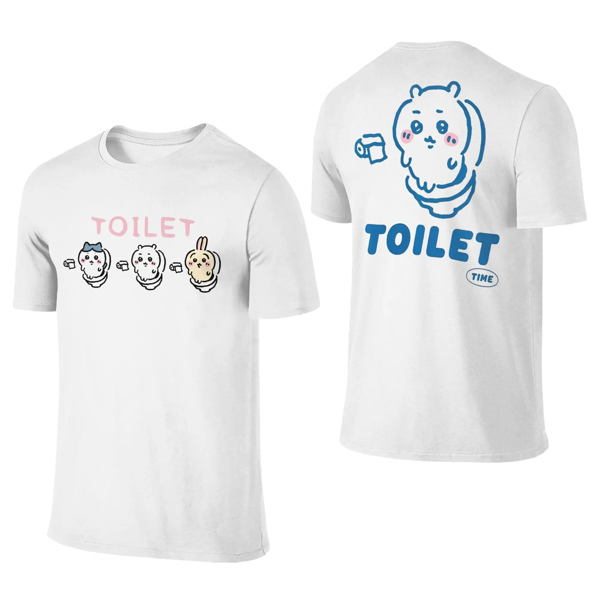 Милые футболки Chiikawa Toilet Time для мужчин и женщин, забавные футболки из 100% хлопка, японские футболки с круглым вырезом, топы с короткими рукавами, идея подарка
Милые футболки Chiikawa Toilet Time для мужчин и женщин, забавные футболки из 100% хлопка, японские футболки с круглым вырезом, топы с короткими рукавами, идея подарка