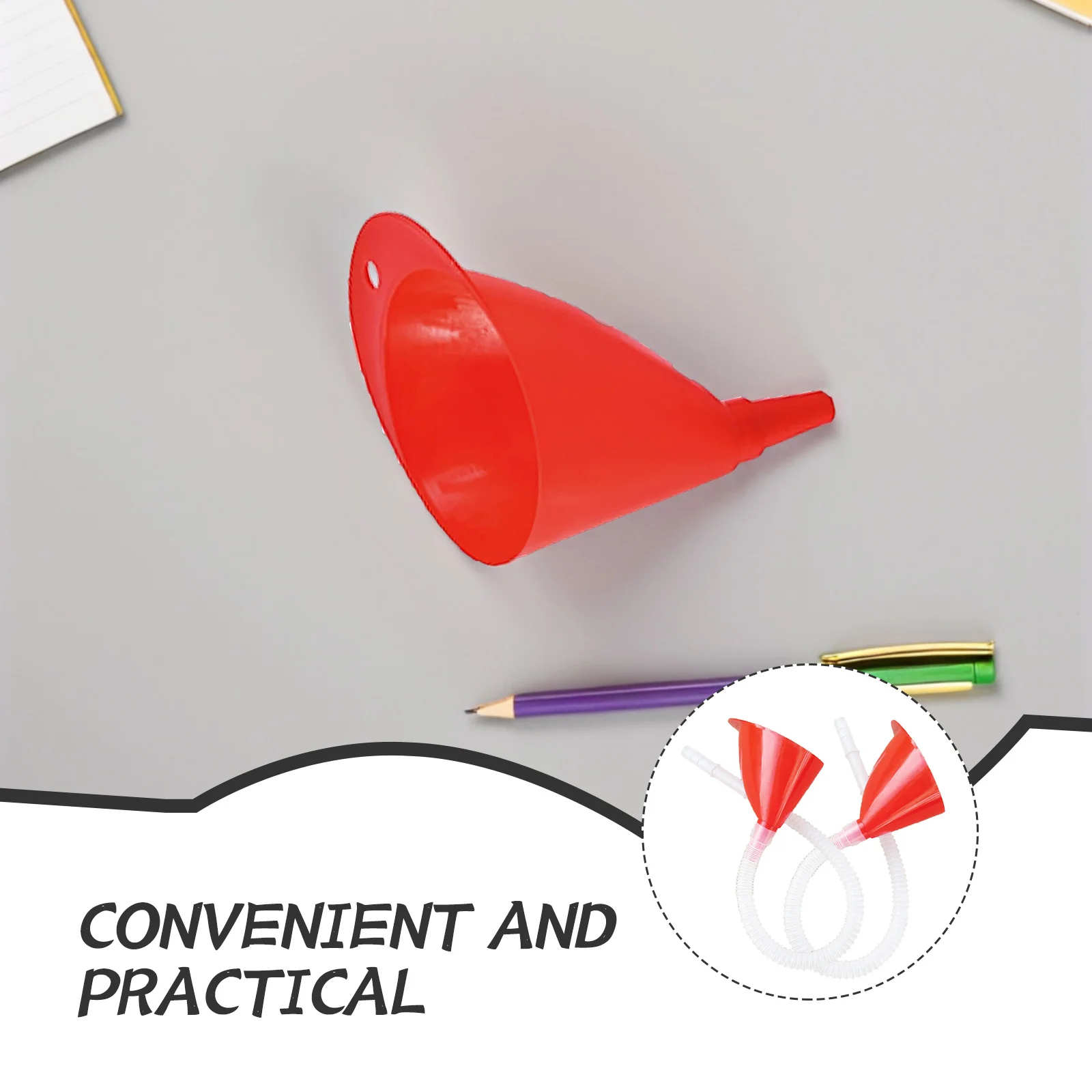 2Sets Oil Funnel for Automotive Use Large Capacity Long Neck Plastic Funnel with Hose for Cars Motorcycles Gas Transmission
2Sets Oil Funnel for Automotive Use Large Capacity Long Neck Plastic Funnel with Hose for Cars Motorcycles Gas Transmission