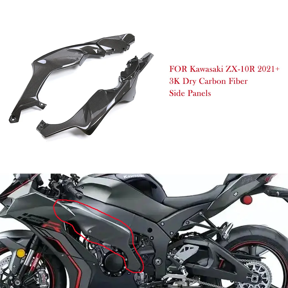 For Kawasaki ZX-10R ZX10R 2021 2022 2023 2024 3K Carbon Fiber Motorcycle Accessories Frame Cover Side Panels Fairing Kits Surron
For Kawasaki ZX-10R ZX10R 2021 2022 2023 2024 3K Carbon Fiber Motorcycle Accessories Frame Cover Side Panels Fairing Kits Surron