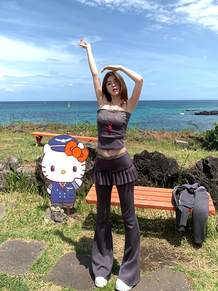 ay Bell Bot Set with Strap Long Leg Enhancing ey Girl Suits Mischief of Cookie Bal Slim Fit ort Pure Color
ay Bell Bot Set with Strap Long Leg Enhancing ey Girl Suits Mischief of Cookie Bal Slim Fit ort Pure Color