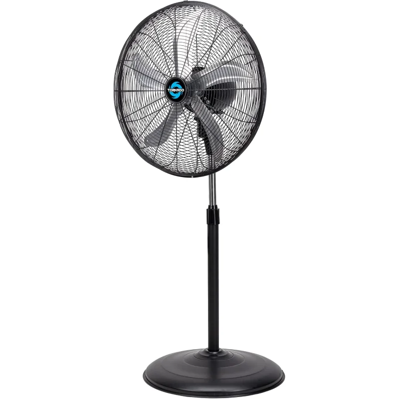Осциллирующий вентилятор Tornado 20 дюймов — 5000 куб. футов в минуту, настольный вентилятор, 3 скорости, 1/6 л.с., 6,6 футов, промышленное и коммерческое использование, внесен в список UL 
Осциллирующий вентилятор Tornado 20 дюймов — 5000 куб. футов в минуту, настольный вентилятор, 3 скорости, 1/6 л.с., 6,6 футов, промышленное и коммерческое использование, внесен в список UL