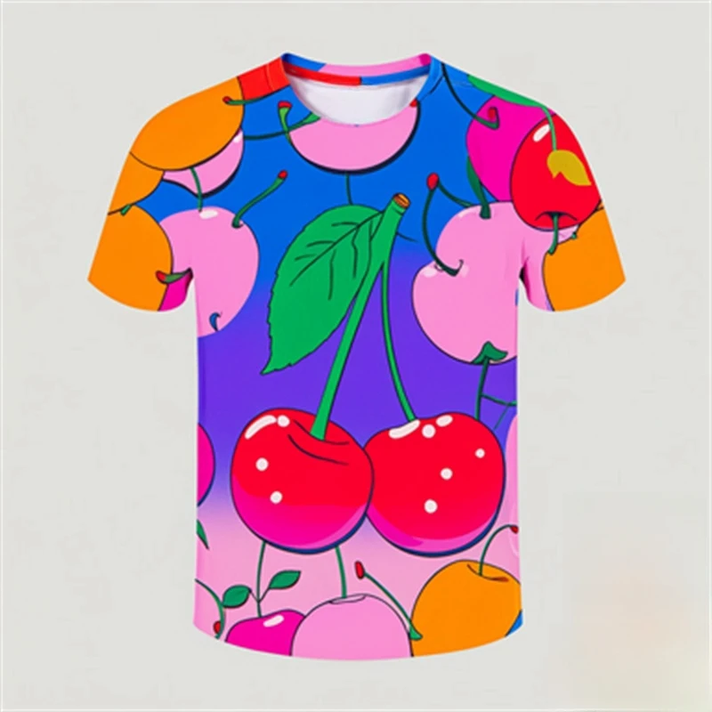 Sweet Cherry Graphic Print T-Shirts for Children Girl Clothes Short Sleeve Kids Summer Clothes Casual Stylish Boys Clothes Tops
Sweet Cherry Graphic Print T-Shirts for Children Girl Clothes Short Sleeve Kids Summer Clothes Casual Stylish Boys Clothes Tops