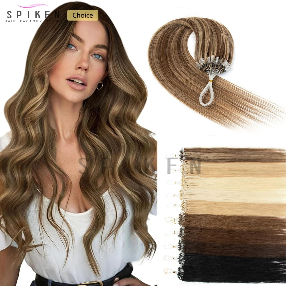 Microlink Hair Extensions Real Human Hair Micro Bead Hair Extensions Long Straight Human Hair For Women, 30g/50 Strands One Pack
Microlink Hair Extensions Real Human Hair Micro Bead Hair Extensions Long Straight Human Hair For Women, 30g/50 Strands One Pack