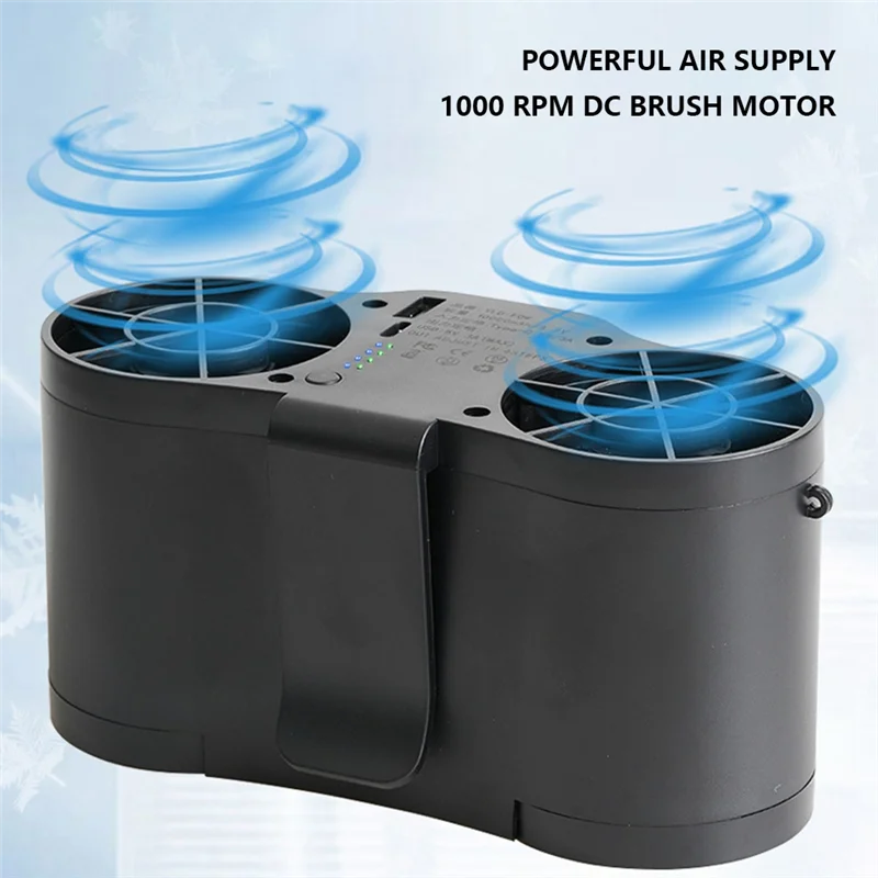 WHYY-4-Speed Waist-Mounted Cooling Fan Dual-Channel Anti-Fall Waist-Mounted Fan Fortravel High Wind Power Double Cooling Waist F
WHYY-4-Speed Waist-Mounted Cooling Fan Dual-Channel Anti-Fall Waist-Mounted Fan Fortravel High Wind Power Double Cooling Waist F