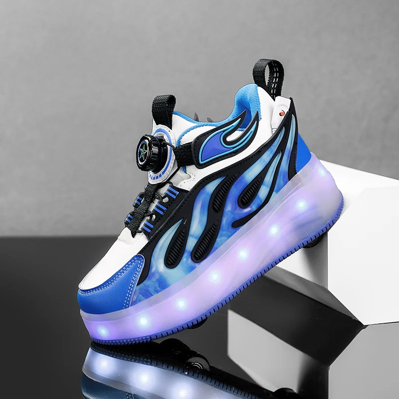 2025 Winter Invisible Roller Sneakers: Kids' Wear-Resistant 4-Wheel Auto-Retractable – Boys' & Girls' Walking Shoes
2025 Winter Invisible Roller Sneakers: Kids' Wear-Resistant 4-Wheel Auto-Retractable – Boys' & Girls' Walking Shoes