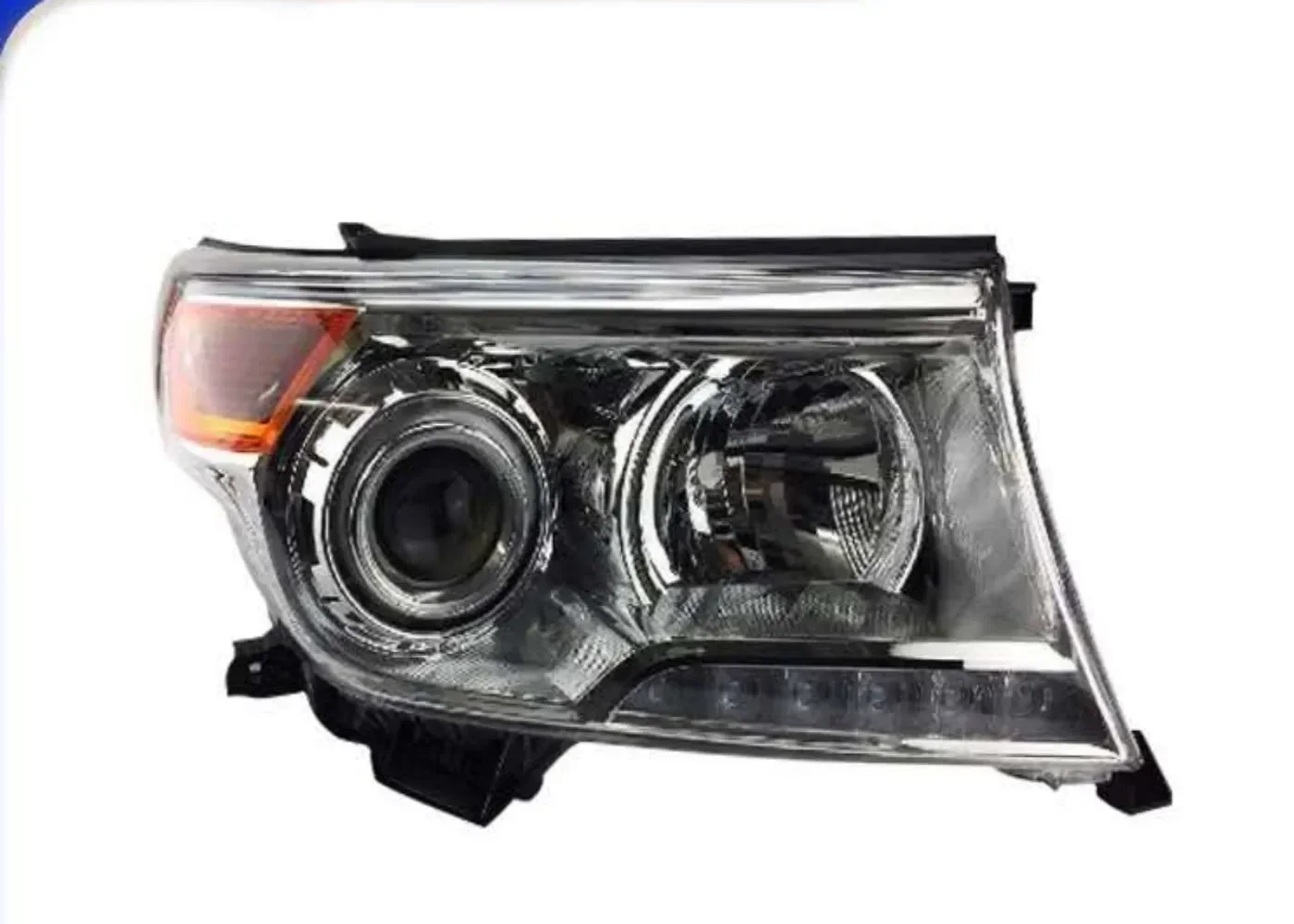 Автомобильная фара, фара дневного света DRL, ангельский глаз для Toyota Land Cruiser LC200 08-15, указатель поворота
Автомобильная фара, фара дневного света DRL, ангельский глаз для Toyota Land Cruiser LC200 08-15, указатель поворота