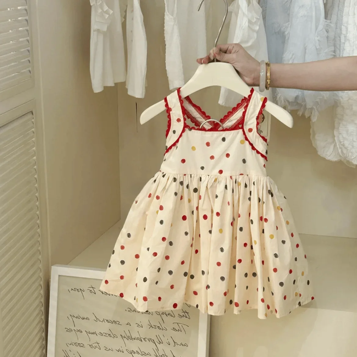 Детская одежда на день рождения, Vestidos, 2024, летнее платье-комбинация для маленьких девочек, повседневные платья без рукавов в красочную горошек, детские платья
Детская одежда на день рождения, Vestidos, 2024, летнее платье-комбинация для маленьких девочек, повседневные платья без рукавов в красочную горошек, детские платья