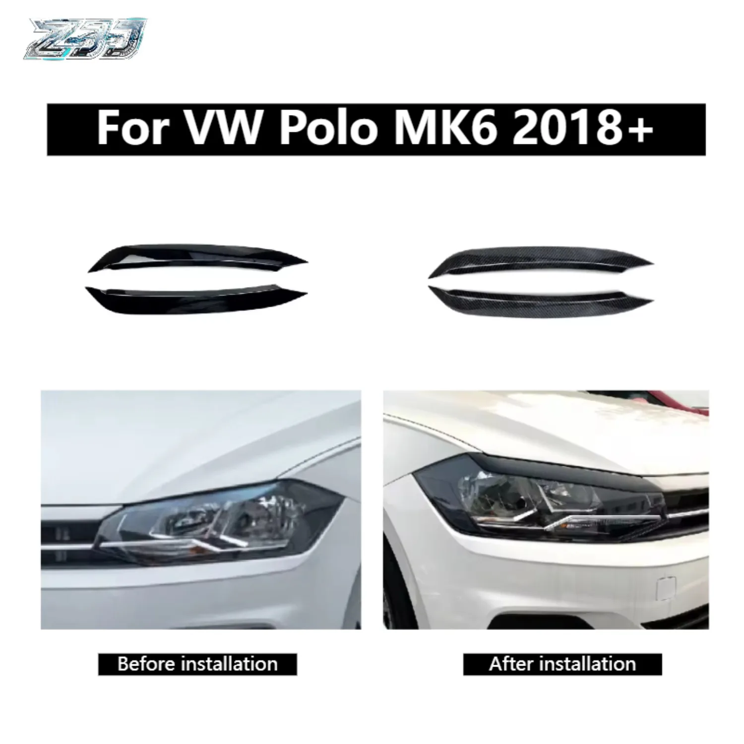 For VW Polo MK6 2018+ Angry Eye Headlight Eyebrow Sticker Scratch Hide UV Resistant Car Styling Body Kits Accessories
For VW Polo MK6 2018+ Angry Eye Headlight Eyebrow Sticker Scratch Hide UV Resistant Car Styling Body Kits Accessories