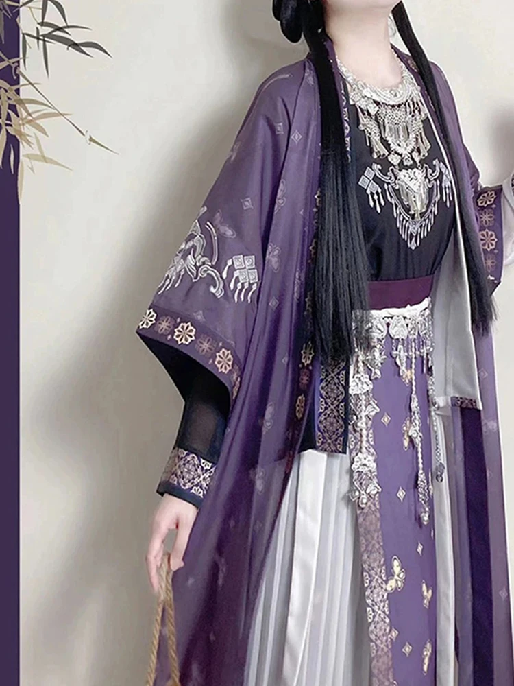 Waist-Length Hanfu Style Dress Set for plus Size Women Autumn Seasonal High-Waisted A-Line Skirt Korean Commute Style Long Sl...
Waist-Length Hanfu Style Dress Set for plus Size Women Autumn Seasonal High-Waisted A-Line Skirt Korean Commute Style Long Sl...