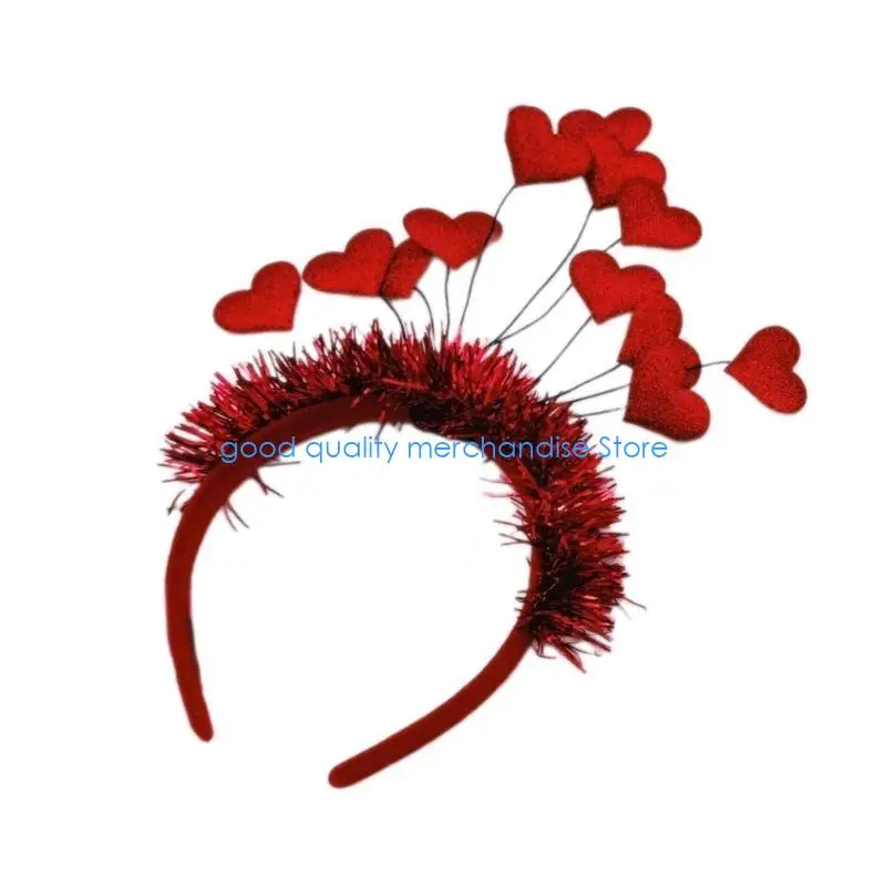 Y5JD Delicate Banquet Party Hair Hoop with Heart Girls Valentines Headband with Flower Woman Teens Glitter Hair Accessory
Y5JD Delicate Banquet Party Hair Hoop with Heart Girls Valentines Headband with Flower Woman Teens Glitter Hair Accessory