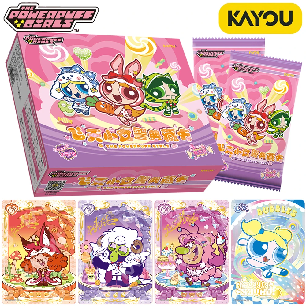 KAYOU Original The Powerpuff Girls Collection Cards American Fantasy Comedy Animation Cute Cartoon Characters Rare Cards Toys
KAYOU Original The Powerpuff Girls Collection Cards American Fantasy Comedy Animation Cute Cartoon Characters Rare Cards Toys