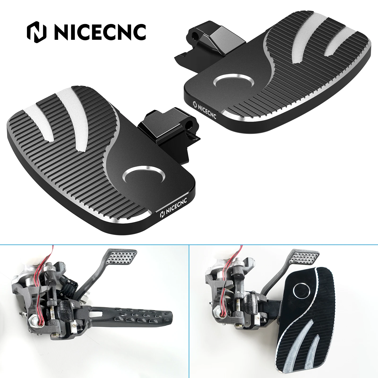 ATV Footrests Footboard Floorboards for CanAm Ryker 600 Ace 900 Ace Ryker 900 Sport Ace 2022-2024 Ryker 900 Rally Edition 19-21
ATV Footrests Footboard Floorboards for CanAm Ryker 600 Ace 900 Ace Ryker 900 Sport Ace 2022-2024 Ryker 900 Rally Edition 19-21