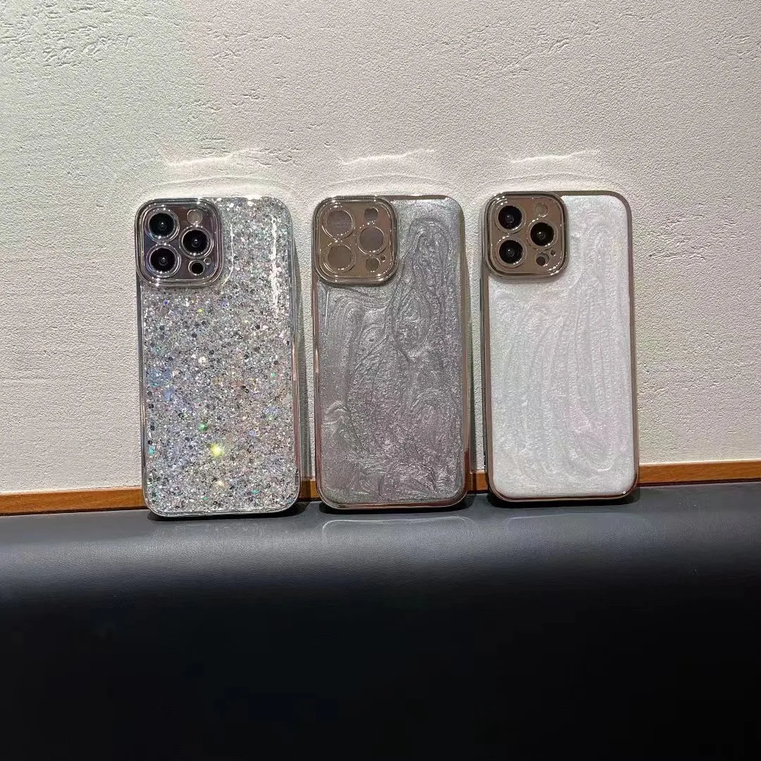 Fancy Silver Pearl Glitter Jelly Phone Case For iPhone16 14Pro 15 13 12 11 XSMAX XR Full Soft Cover Skinny Shell Body Protection
Fancy Silver Pearl Glitter Jelly Phone Case For iPhone16 14Pro 15 13 12 11 XSMAX XR Full Soft Cover Skinny Shell Body Protection