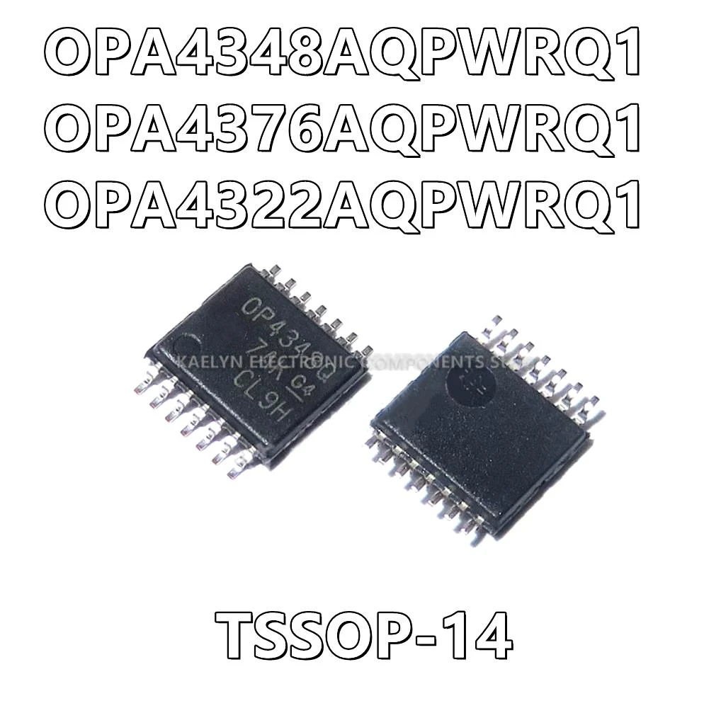 10Pcs/lot OPA4348AQPWRQ1 OPA4348Q OPA4376AQPWRQ1 OPA4376Q OPA4322AQPWRQ1 OPA4322Q General Purpose CMOS Amplifier 4 Circuit TSSOP
10Pcs/lot OPA4348AQPWRQ1 OPA4348Q OPA4376AQPWRQ1 OPA4376Q OPA4322AQPWRQ1 OPA4322Q General Purpose CMOS Amplifier 4 Circuit TSSOP