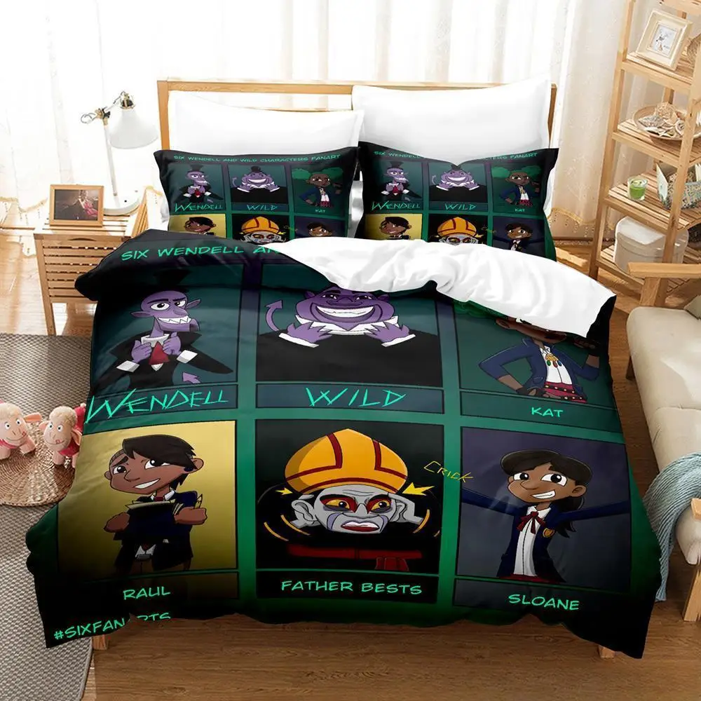 New Wendell Wild Comedy Bedding Set Single Twin Full Queen King Size Bed Set Adult Kid Bedroom Duvet Cover Sets 3D Anime Bed
New Wendell Wild Comedy Bedding Set Single Twin Full Queen King Size Bed Set Adult Kid Bedroom Duvet Cover Sets 3D Anime Bed