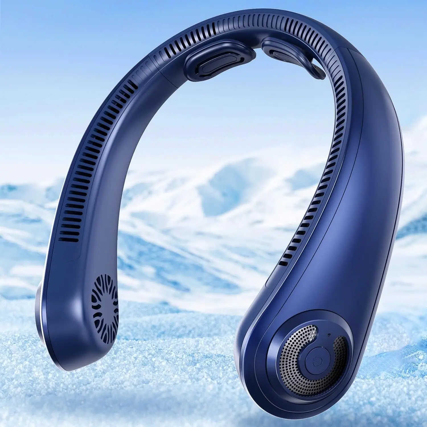 Portable Neck Fan with Neck Support, 5 Speeds, Lightweight, Rechargeable Personal Hands Free Wearable Neck Fans that Blow Cold Air for Hot Flashes, Disneyland, Travel Essentials, Gifts for Men Women
Portable Neck Fan with Neck Support, 5 Speeds, Lightweight, Rechargeable Personal Hands Free Wearable Neck Fans that Blow Cold Air for Hot Flashes, Disneyland, Travel Essentials, Gifts for Men Women