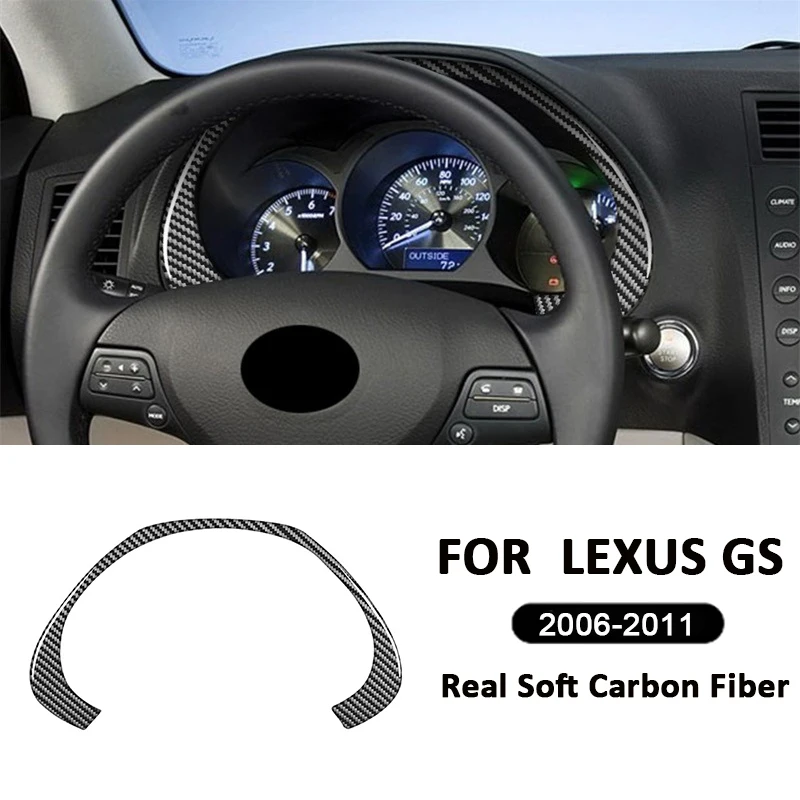Carbon Fiber Car Instrument Dashboard Panel Frame Trim Strip Decoration Sticker For LEXUS GS 2006-2011 Interior Accessories
Carbon Fiber Car Instrument Dashboard Panel Frame Trim Strip Decoration Sticker For LEXUS GS 2006-2011 Interior Accessories