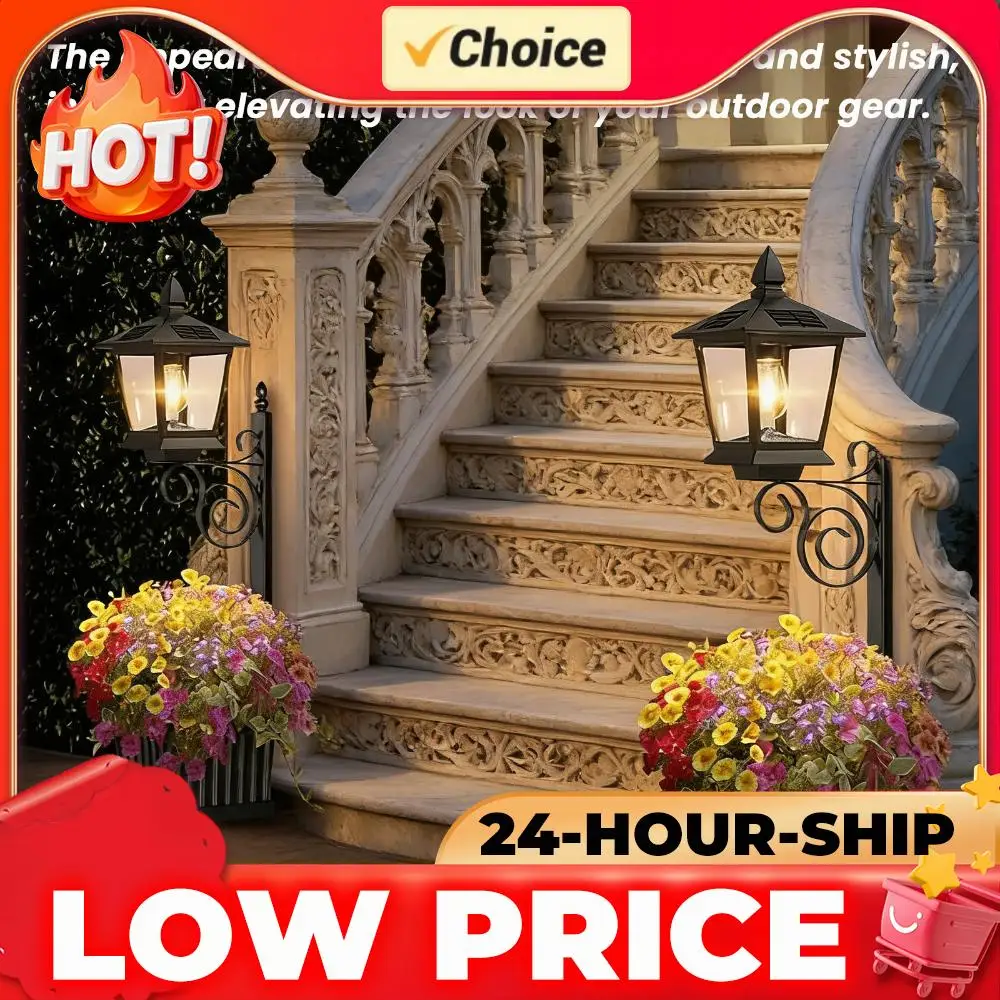2-in-1 Solar Planter Lamp Waterproof IP54 Vintage Solar Porch Light Auto On/off Sensor Porch Decor (No Flowers Included)
2-in-1 Solar Planter Lamp Waterproof IP54 Vintage Solar Porch Light Auto On/off Sensor Porch Decor (No Flowers Included)