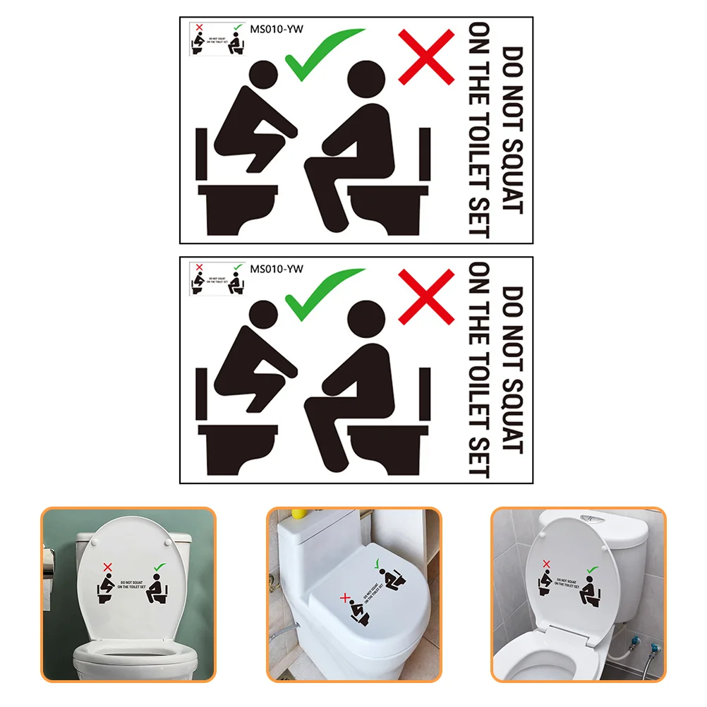 2 Sheets Warning Slogan Wall Stickers for Bathroom Sign Signs Emblems Decals Toilet Pvc Decor Wash
2 Sheets Warning Slogan Wall Stickers for Bathroom Sign Signs Emblems Decals Toilet Pvc Decor Wash