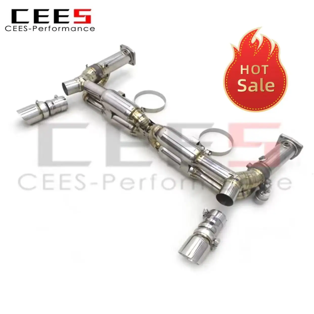 Performance Valvetronic Exhaust Pipe Muffler for Porsche 911 997.1 Turbo (2004 - 2012) - Alloy with Vacuum Valve, CEES Certified
Performance Valvetronic Exhaust Pipe Muffler for Porsche 911 997.1 Turbo (2004 - 2012) - Alloy with Vacuum Valve, CEES Certified