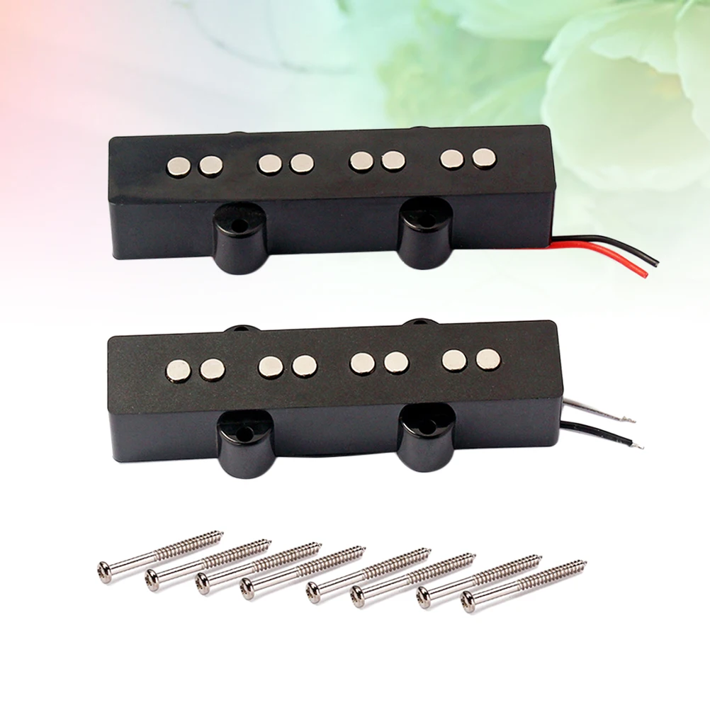 4 String Electric Bass Pickups Bridge Neck Pickups Set for Jazz JB Bass Guitar Open Style Guitar Parts and Accessories GMB07
4 String Electric Bass Pickups Bridge Neck Pickups Set for Jazz JB Bass Guitar Open Style Guitar Parts and Accessories GMB07