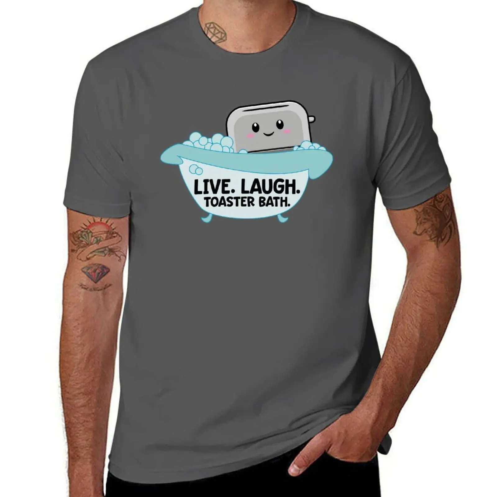 Live laugh toaster bath T-Shirt Plus Size Street Style Tee
Live laugh toaster bath T-Shirt Plus Size Street Style Tee