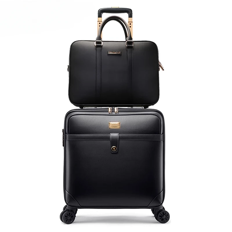 Leather men's and women's 20 trolley case universal wheel 16 boarding18 suitcase 22 business luggage24-inch luggage password box
Leather men's and women's 20 trolley case universal wheel 16 boarding18 suitcase 22 business luggage24-inch luggage password box