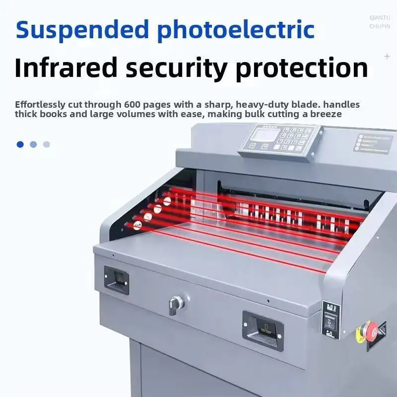 Trimmer Cutter Electric Duty Paper Thick Layer Cutting Machine G450V+ CNC Controlled Heavy +
Trimmer Cutter Electric Duty Paper Thick Layer Cutting Machine G450V+ CNC Controlled Heavy +