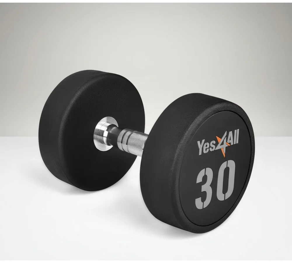 Уретановая гантель, противоскользящая ручка с накаткой, 5-50 фунтов, наращивание мышц, домашний тренажерный зал, оборудование для фитнеса
Уретановая гантель, противоскользящая ручка с накаткой, 5-50 фунтов, наращивание мышц, домашний тренажерный зал, оборудование для фитнеса