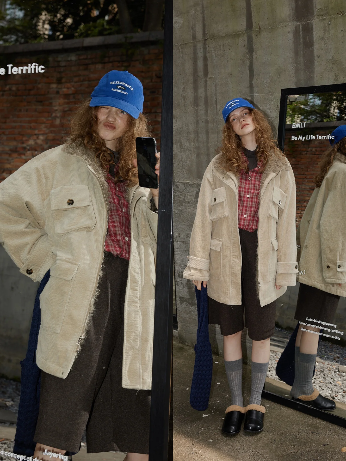 BMLT Khaki Color Dry Rose Vintage Collar Barn Sle Cotton Jaet Autumn Winter Thiened Long Sve Mid-Length Zipper Coat
BMLT Khaki Color Dry Rose Vintage Collar Barn Sle Cotton Jaet Autumn Winter Thiened Long Sve Mid-Length Zipper Coat