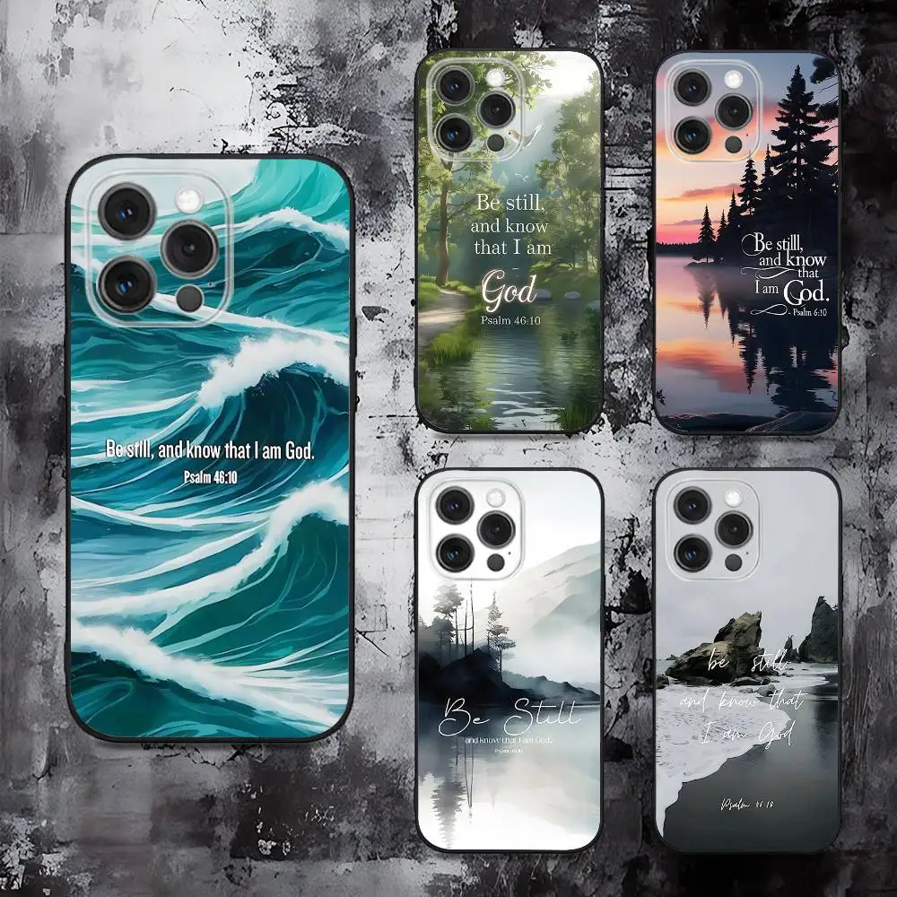 Be Still And Know Phone Case For iPhone 16,15,14,13,12,11,Pro,Max,Plus,X,XS,SE,E,Mini,Soft Silicone Black Case
Be Still And Know Phone Case For iPhone 16,15,14,13,12,11,Pro,Max,Plus,X,XS,SE,E,Mini,Soft Silicone Black Case