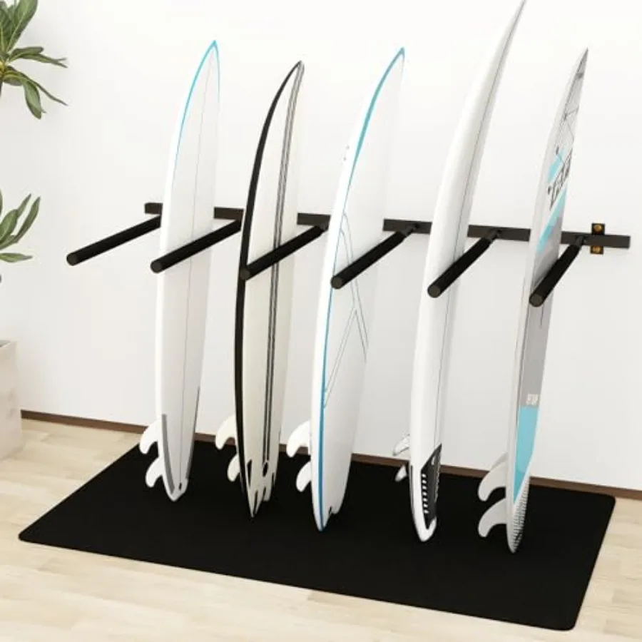Wall Mount Surfboard Rack with 6 Arms or 8 Arms for Vertical Paddle Board Storage in Home and Garage Includes Rubber Mat for Pr
Wall Mount Surfboard Rack with 6 Arms or 8 Arms for Vertical Paddle Board Storage in Home and Garage Includes Rubber Mat for Pr