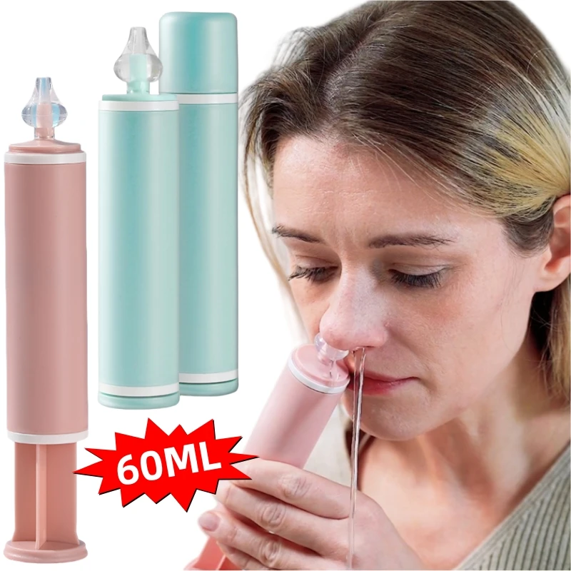60ML Nasal Aspirator for Baby and Adult Needle Tube Nose Cleaner Portable Manual Nasal Cleaning Aspiratior with Personal Case
60ML Nasal Aspirator for Baby and Adult Needle Tube Nose Cleaner Portable Manual Nasal Cleaning Aspiratior with Personal Case