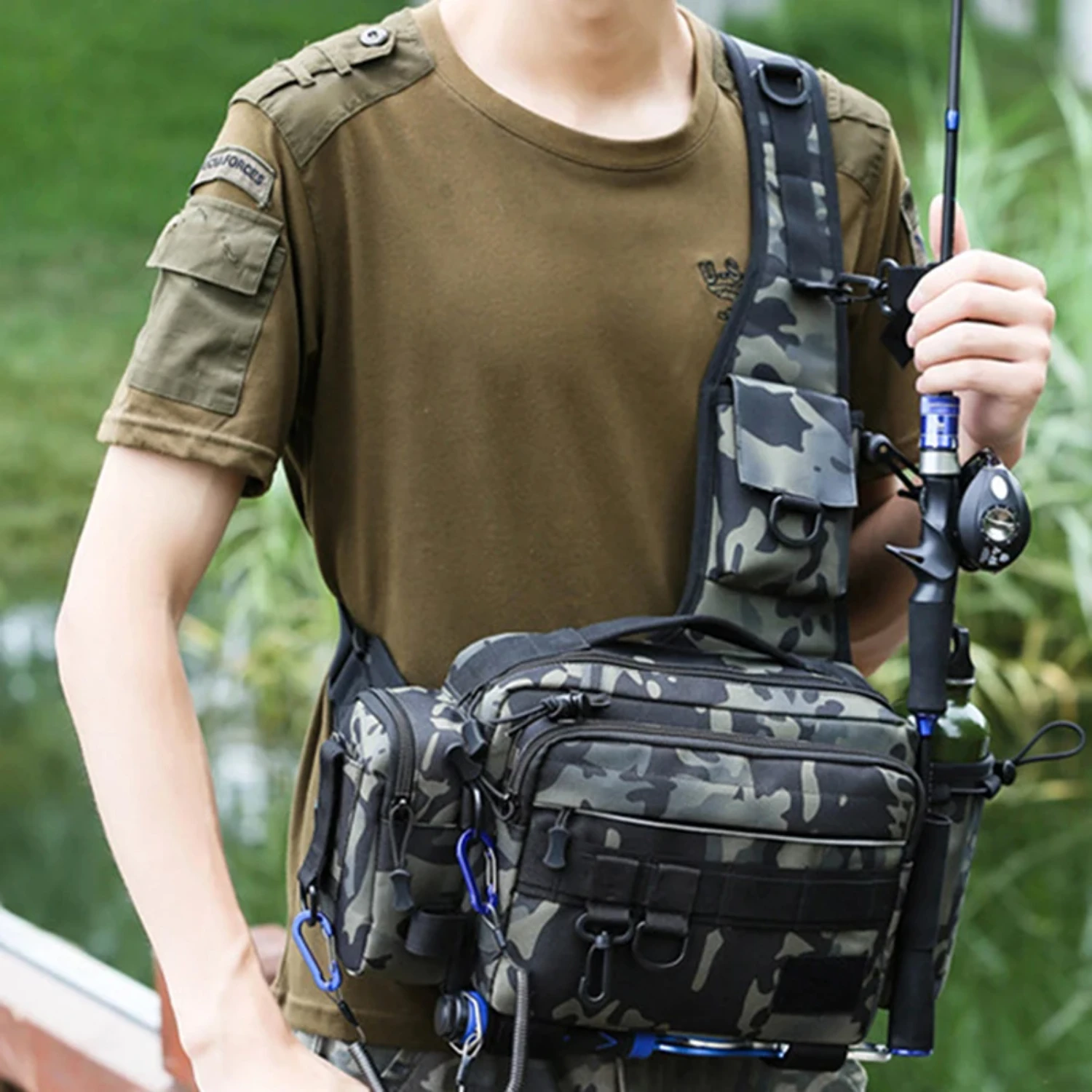 Multifunctional Fishing Tackle Bags Single Shoulder Crossbody Waist Pack Fish Outdoor Fishing
Multifunctional Fishing Tackle Bags Single Shoulder Crossbody Waist Pack Fish Outdoor Fishing