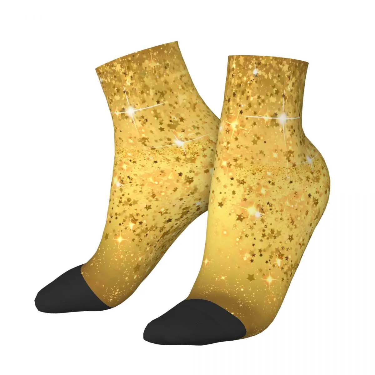 Golden Glitter Sparkles Sequins Ankle Socks Male Mens Women Autumn Stockings Printed
Golden Glitter Sparkles Sequins Ankle Socks Male Mens Women Autumn Stockings Printed