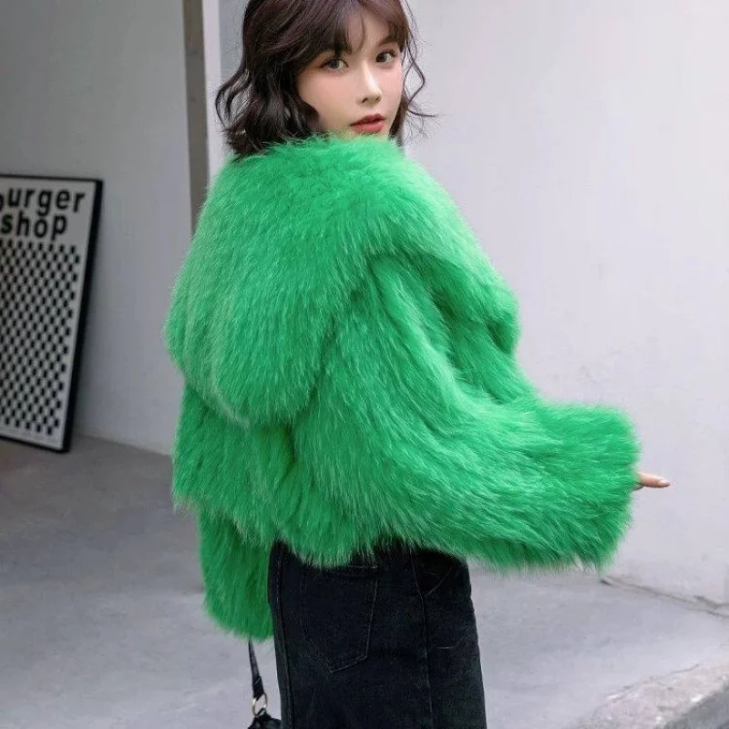Women's Real Fur Coat Winter Warm Natural Fox Fur Coat High Quality Fox Luxury Fashion 50cm Short Jacket Wholesale Hot 2026
Women's Real Fur Coat Winter Warm Natural Fox Fur Coat High Quality Fox Luxury Fashion 50cm Short Jacket Wholesale Hot 2026