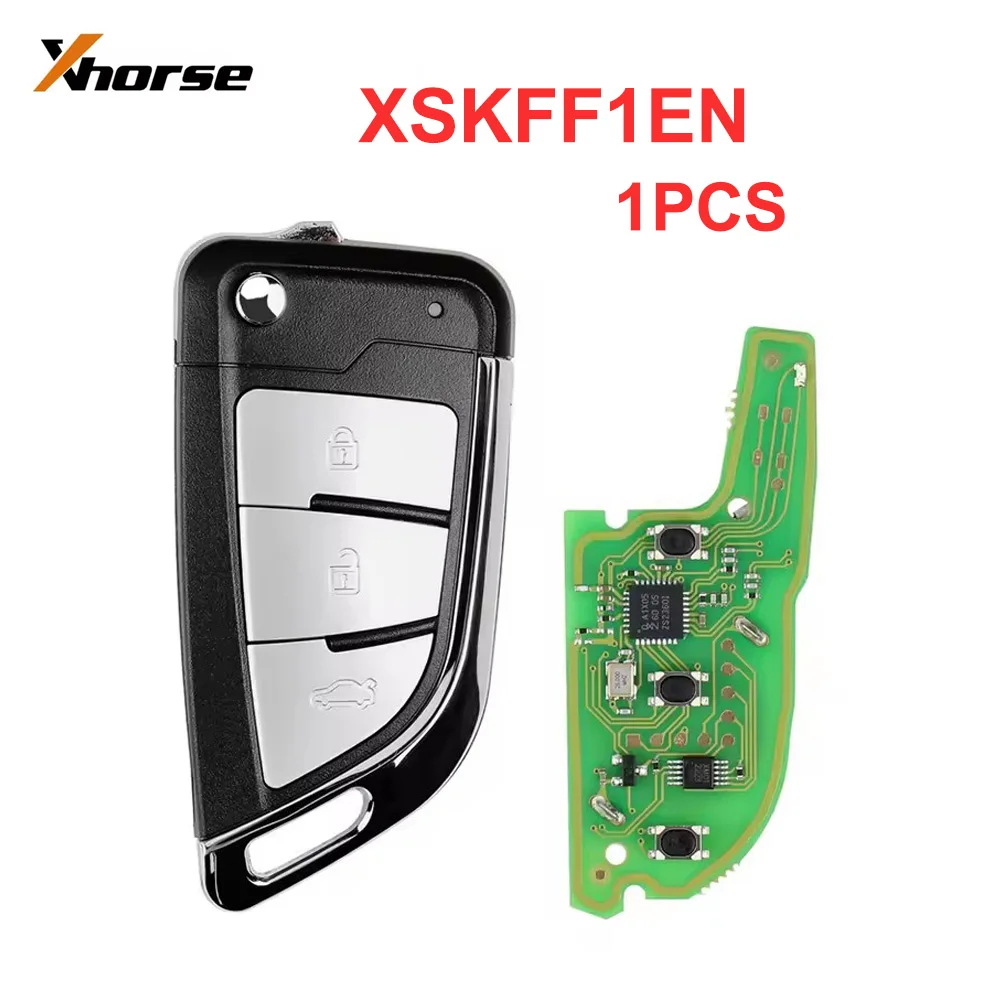 1PCS Xhorse XSKFF1EN VVDI Smart key 3 Button Universal Remote Flip Key with Proximity Function for VVDI2 VVDI Key Tool
1PCS Xhorse XSKFF1EN VVDI Smart key 3 Button Universal Remote Flip Key with Proximity Function for VVDI2 VVDI Key Tool