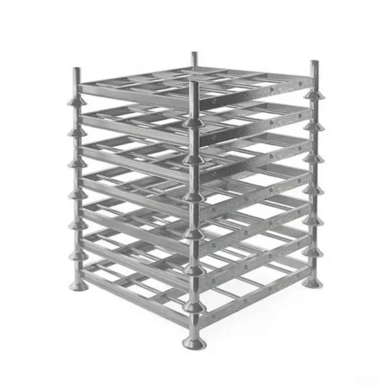Heavy-duty galvanized mild steel pallet shelves, durable stackable cargo storage equipment
Heavy-duty galvanized mild steel pallet shelves, durable stackable cargo storage equipment