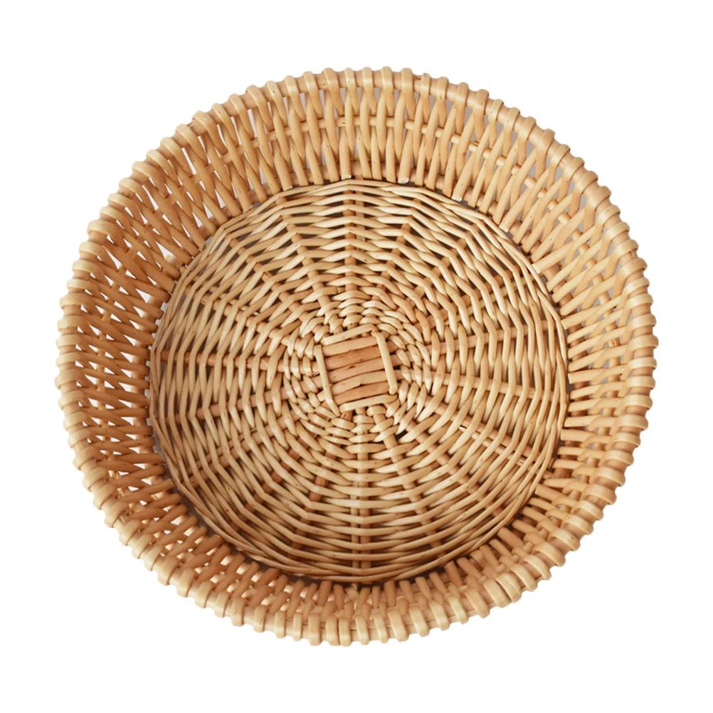 Vintage Woven Storage Basket Round Wicker Basket For Kitchen Bathroom Bedroom Desktop Home Organizer Fruit Bread Snacks Holder
Vintage Woven Storage Basket Round Wicker Basket For Kitchen Bathroom Bedroom Desktop Home Organizer Fruit Bread Snacks Holder