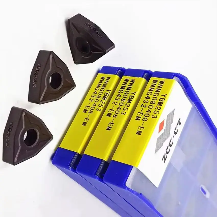 WNMG080404-EM YBM253/WNMG080408-EM YBM253/WNMG080412-EM YBM253 WNMG431 WNMG432 WNMG433 ZCC.CT CNC carbide inserts 10pcs/box
WNMG080404-EM YBM253/WNMG080408-EM YBM253/WNMG080412-EM YBM253 WNMG431 WNMG432 WNMG433 ZCC.CT CNC carbide inserts 10pcs/box