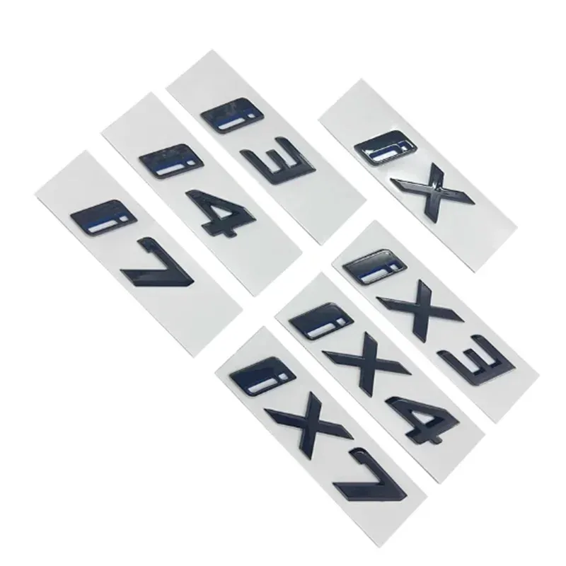 3D ABS Black Silver for BMW I3 rear label IX4 digital label IX3 letter label IX7 rear eDrive four-wheel drive modification side
3D ABS Black Silver for BMW I3 rear label IX4 digital label IX3 letter label IX7 rear eDrive four-wheel drive modification side