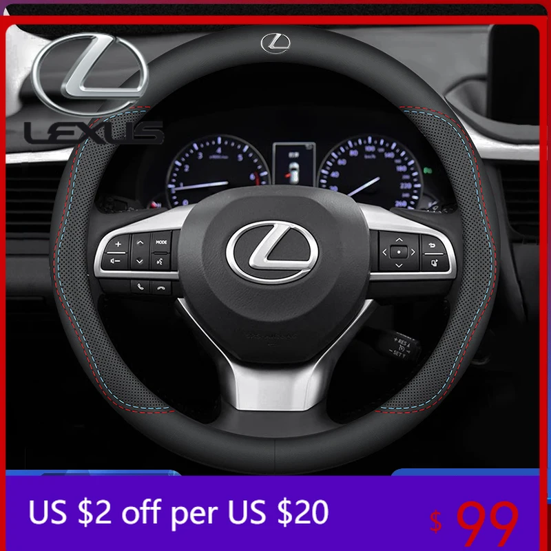 Interior Mouldings 38cm Leather Car Steering Wheel Cover Interior Accessories For Lexus FSPORT LBX NX RX 350h 450h ES UX 300e GS
Interior Mouldings 38cm Leather Car Steering Wheel Cover Interior Accessories For Lexus FSPORT LBX NX RX 350h 450h ES UX 300e GS
