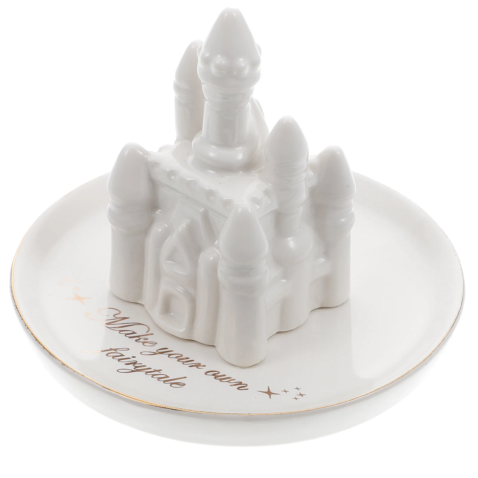Elegant Ceramic Castle Jewelry Organizer Tray Unique Style Jewelry Display Plate for Earrings Home Decor
Elegant Ceramic Castle Jewelry Organizer Tray Unique Style Jewelry Display Plate for Earrings Home Decor