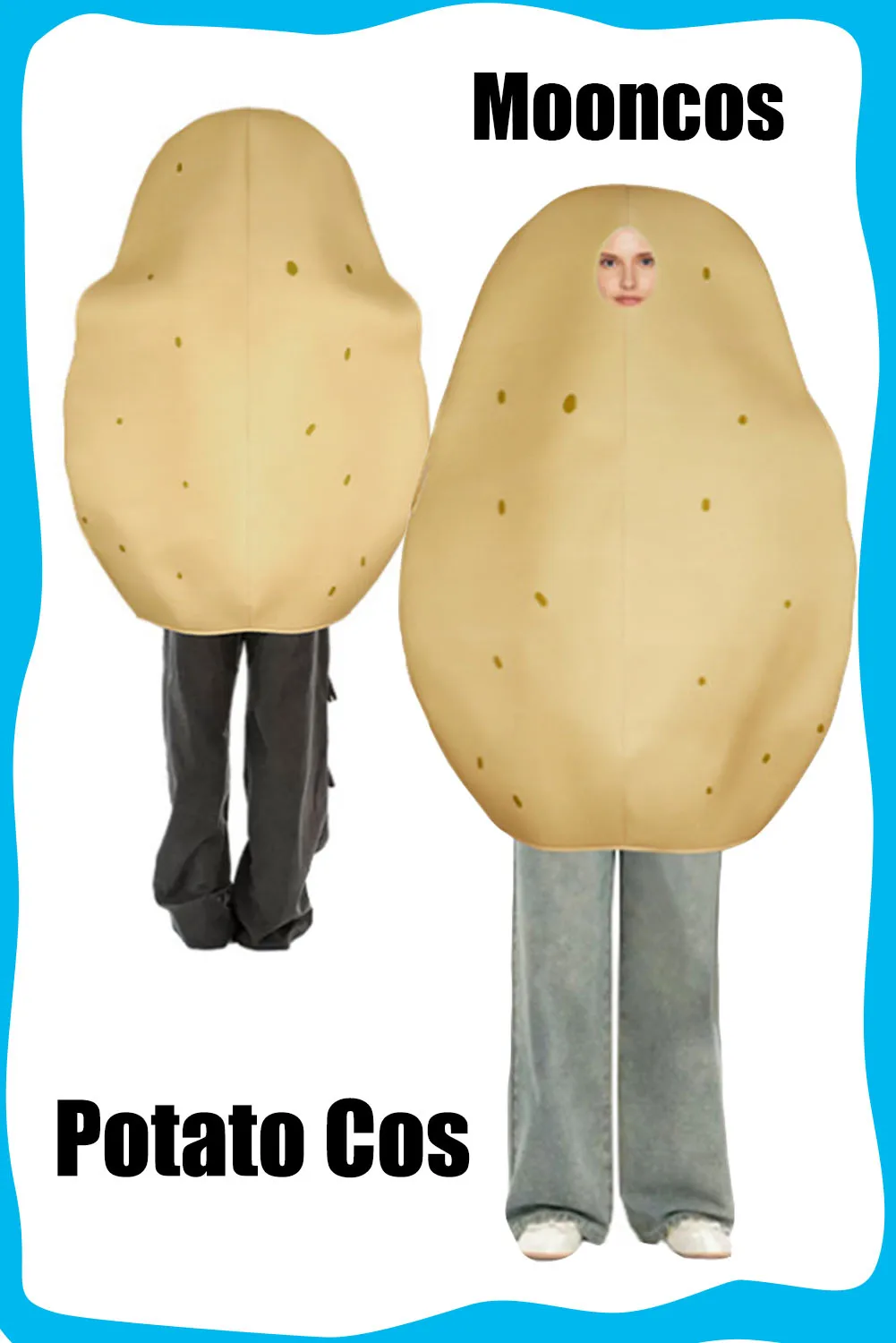 Halloween Potato Cosplay Roleplay Costume Campus Activity Performance Costumes Jumpsuit Composite Sponge Clothing for Adult Prop
Halloween Potato Cosplay Roleplay Costume Campus Activity Performance Costumes Jumpsuit Composite Sponge Clothing for Adult Prop
