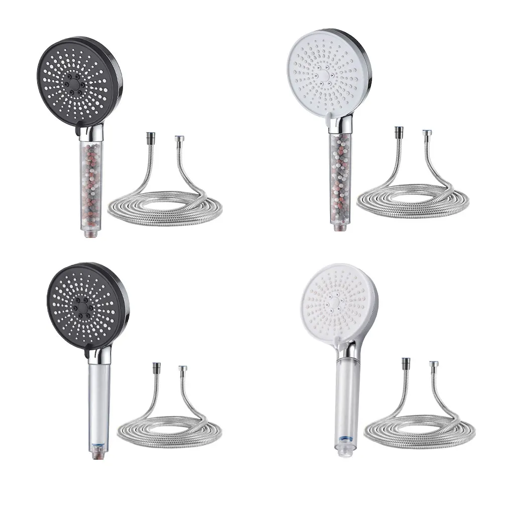 High-Pressure Shower Head Handheld Turbo Fan Showerhead With 5 Filters Water Saving Spray Rainfall Shower Bathroom Tools
High-Pressure Shower Head Handheld Turbo Fan Showerhead With 5 Filters Water Saving Spray Rainfall Shower Bathroom Tools