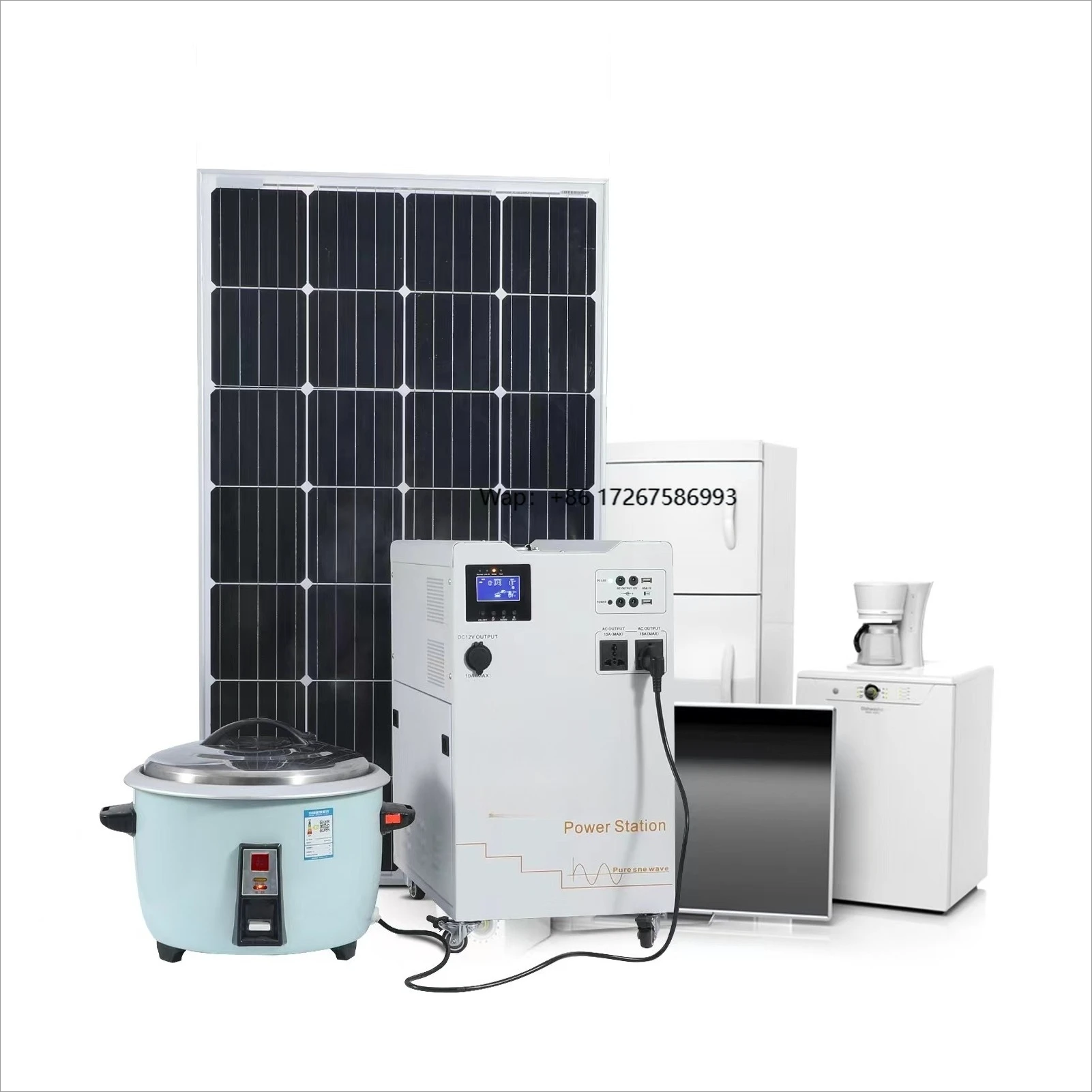 5KVA inverter solar system hybrid 80A 48VDC lithium battery portable solar power station price
5KVA inverter solar system hybrid 80A 48VDC lithium battery portable solar power station price
