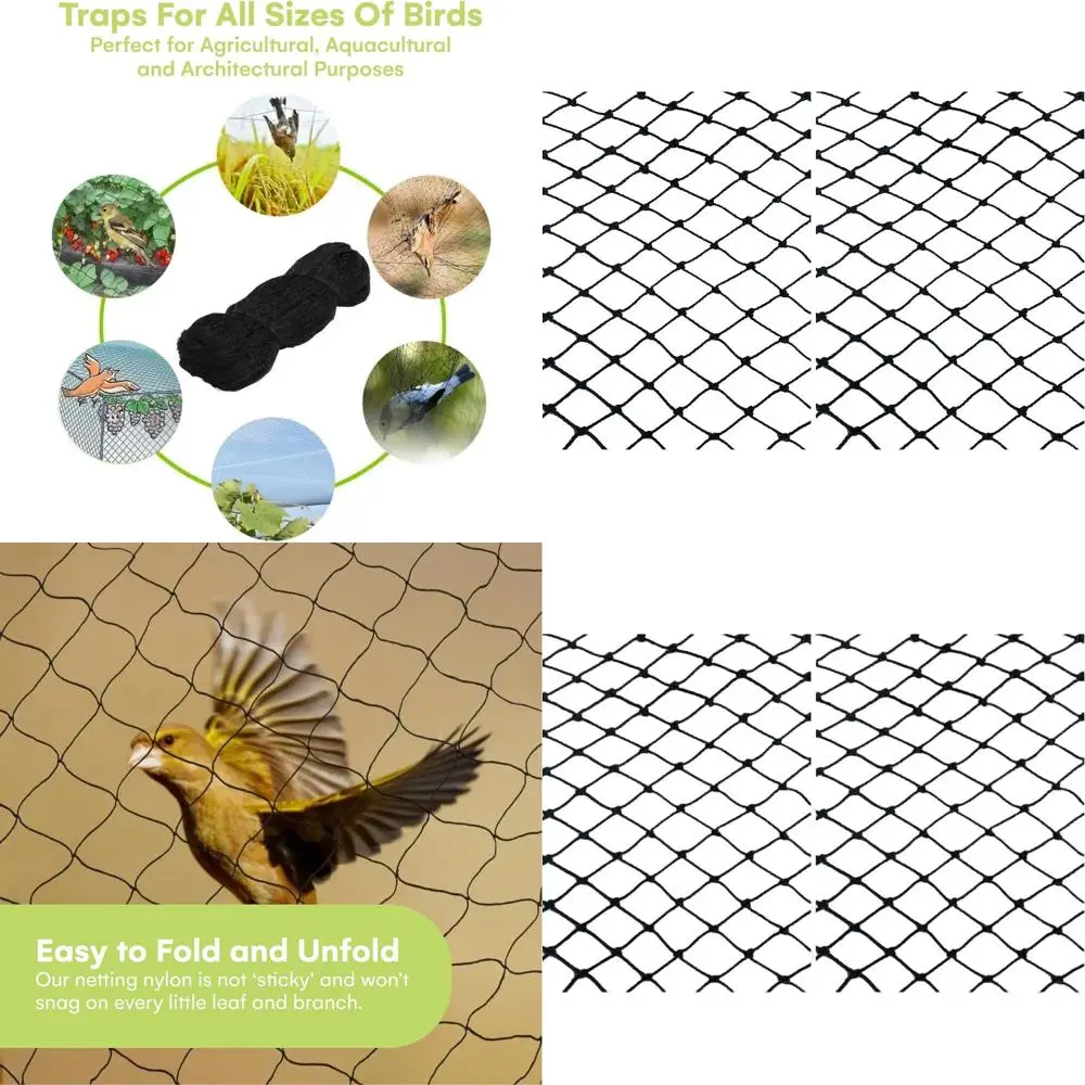 Нейлоновая сетка от птиц, 25x50 см, для деревьев, сада, защиты растений, вольеров и птицеводства (2 шт. в упаковке)
Нейлоновая сетка от птиц, 25x50 см, для деревьев, сада, защиты растений, вольеров и птицеводства (2 шт. в упаковке)